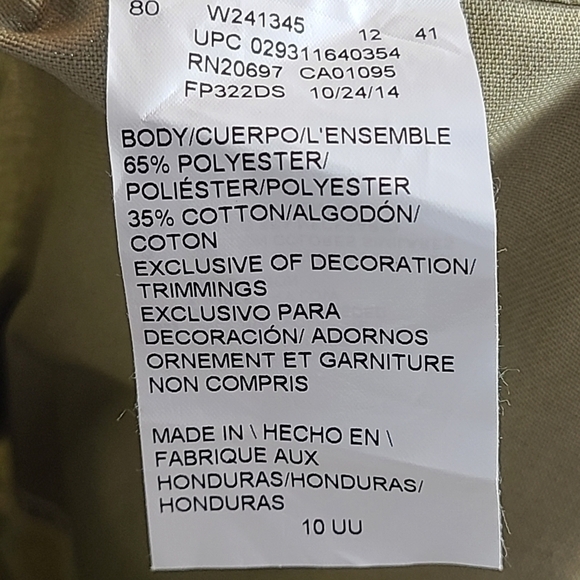 Dickies Pants Khaki Straight Leg for Women, Size 10 - Picture 7 of 13